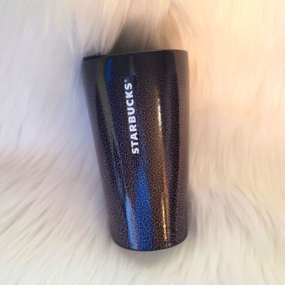 Starbucks 2021 fall Halloween 12oz ceramic hot cup black and purple - Picture 3 of 11